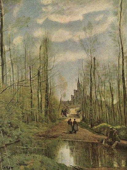 Jean-Baptiste Camille Corot Kirche von Marissel Germany oil painting art
